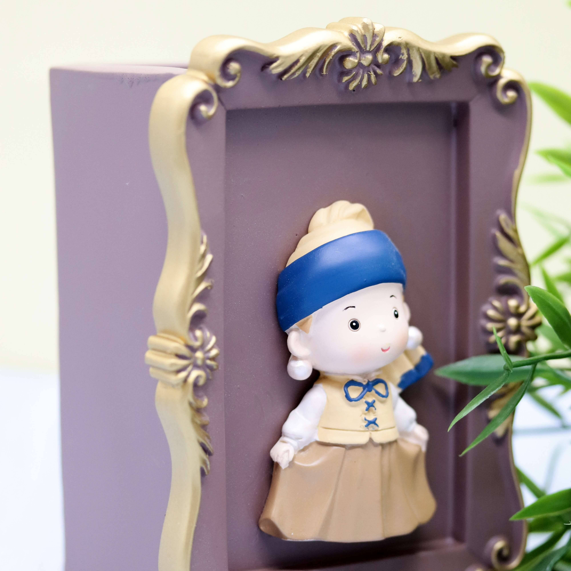 Органайзер настольный ILikeGift Девушка с жемчужной сережкой / 2100-4A (коричневый) — фото 4