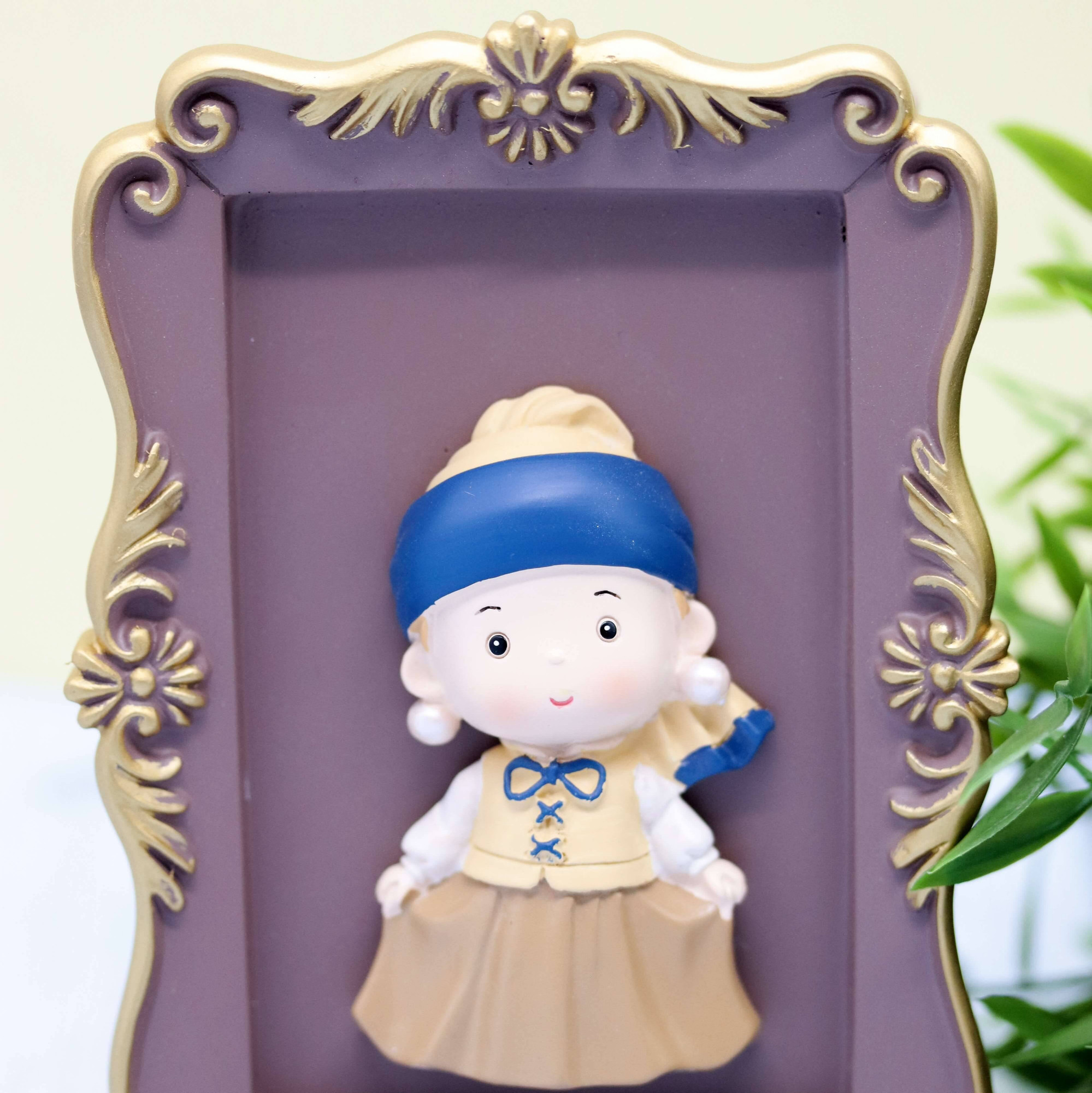 Органайзер настольный ILikeGift Девушка с жемчужной сережкой / 2100-4A (коричневый) — фото 5