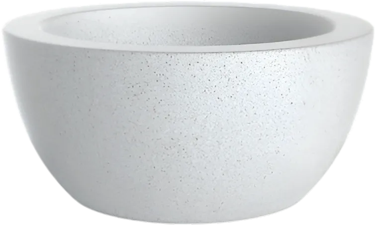 Кашпо БЕРКАНО Vetro 32 / 220_086_25V (White Granite)