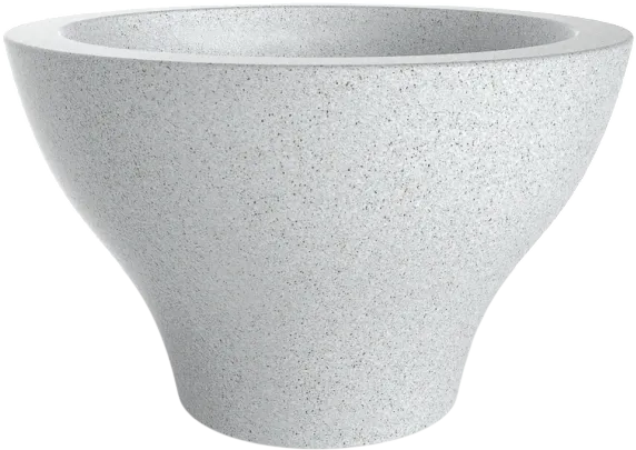 Вазон БЕРКАНО Vetro 40 DB / 220_085_25 (White Granite)