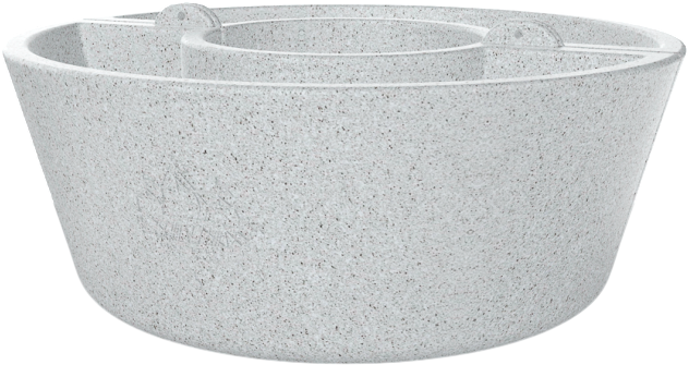 Вазон БЕРКАНО Neva 30 / 220_104_25 (White Granite)