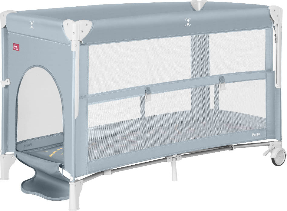 Кровать-манеж Carrello CRL-18103 Porta (Ash Grey) — фото 3