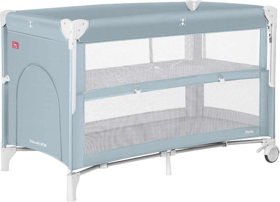 Кровать-манеж Carrello CRL-18103 Porta (Ash Grey)
