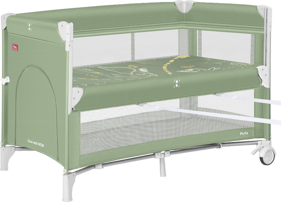 Кровать-манеж Carrello CRL-18103 Porta (Mint Green) — фото 3