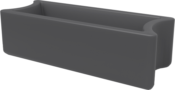 Вазон БЕРКАНО Smoov Planter Mini Line 30 DB / 220_122_14 (Graphite)