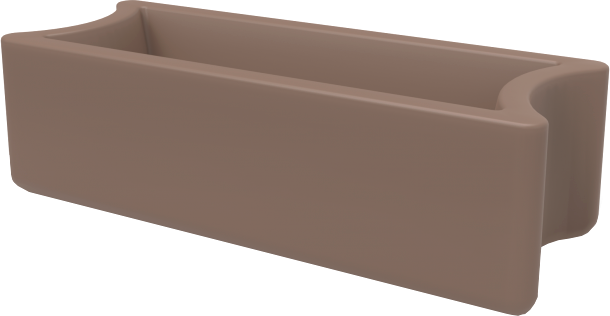 Вазон БЕРКАНО Smoov Planter Mini Line 30 DB / 220_122_13 (Cappuccino)