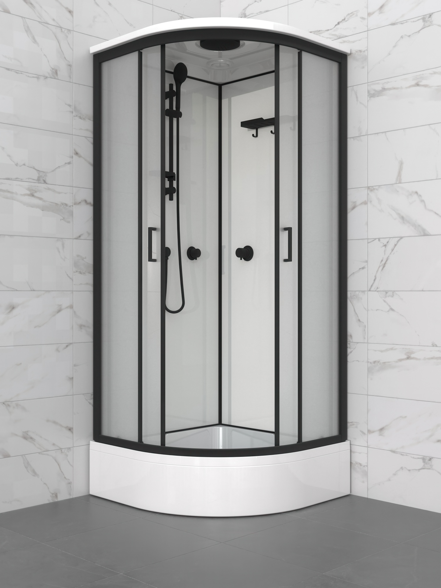 Душевая кабина Triton Прайм-Блэк Вельвет М3 90х90В — фото 3