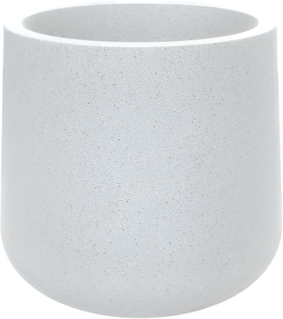 Кашпо БЕРКАНО Smoov Grace planter 110 / 220_126_25V (White Granite)