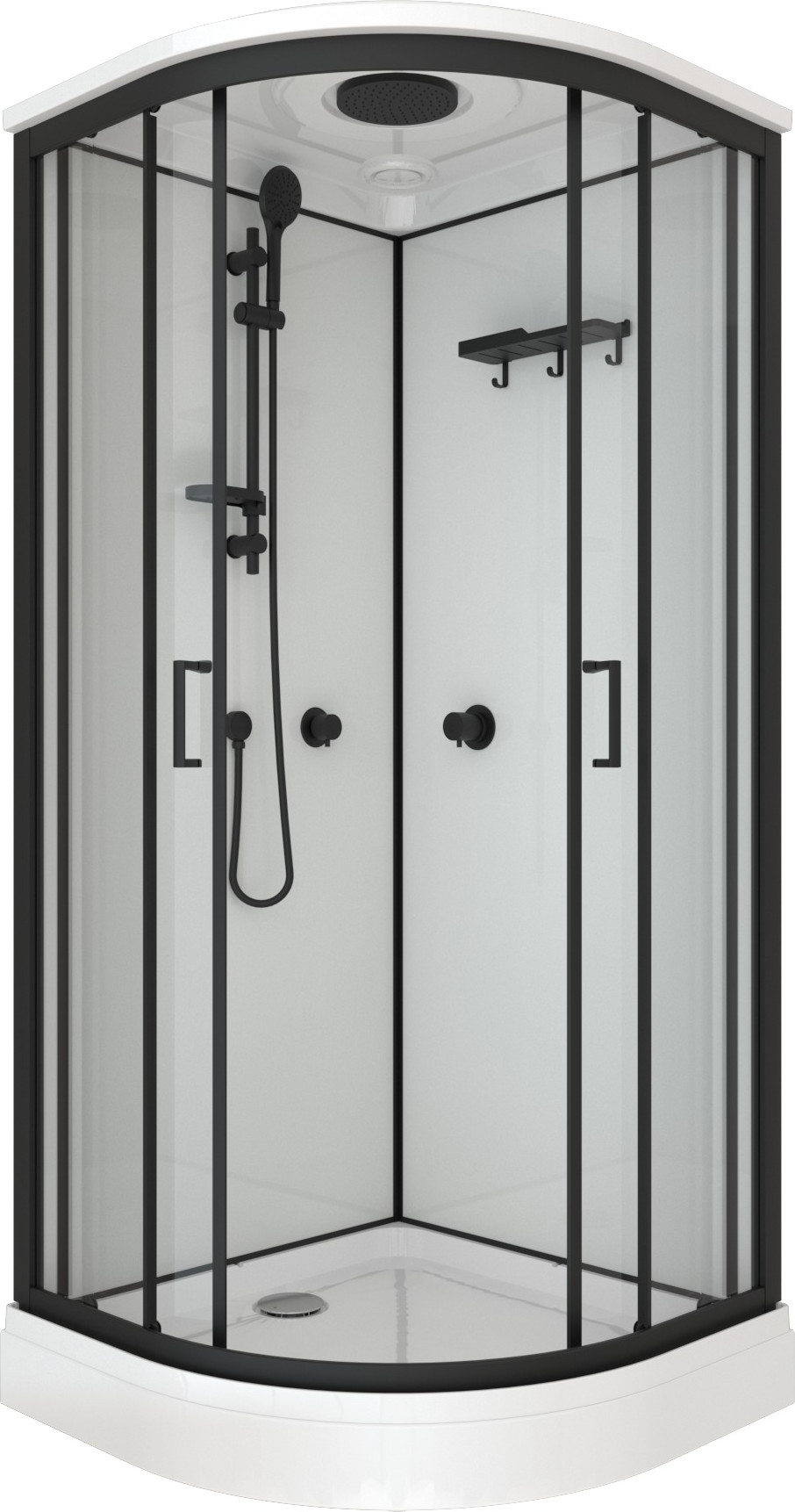 Душевая кабина Triton Прайм-Блэк М3 90х90В