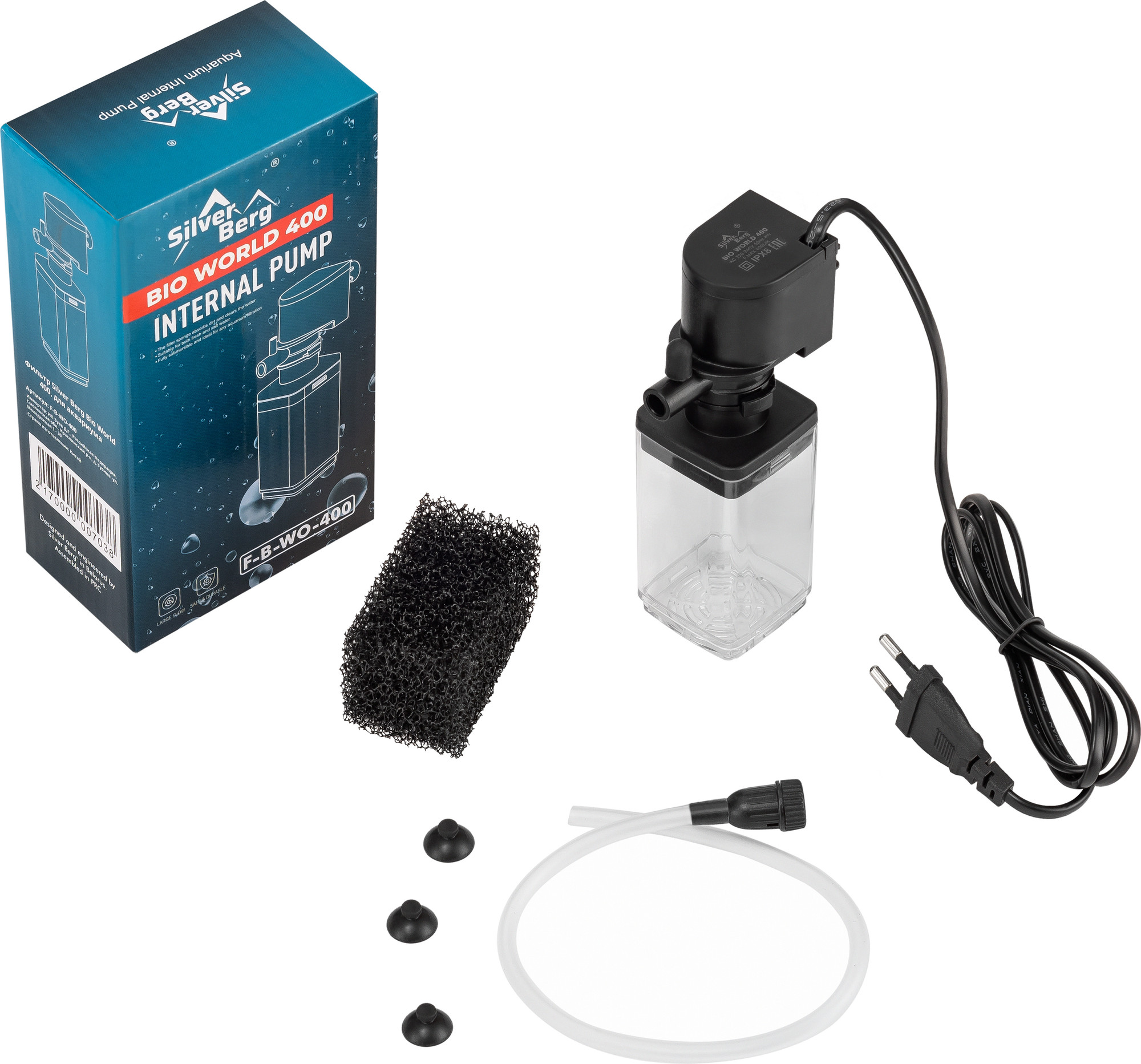 Фильтр для аквариума Silver Berg Bio World 400л/ч / F-B-WO-400 — фото 6