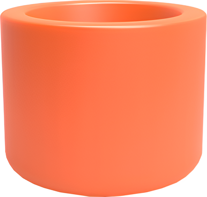 Вазон БЕРКАНО Smoov Planter Mini Cylinder 30 DB / 220_121_18 (Orange)