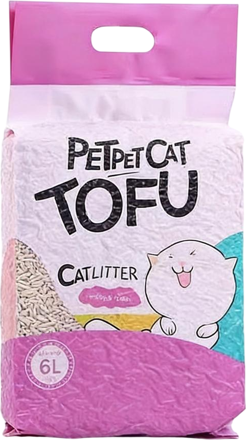 Наполнитель для туалета Petpet Cat Tofu (лаванда 6л /2.5кг)