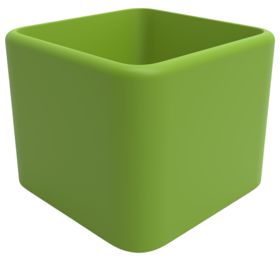 Вазон БЕРКАНО Cubo 50 / 220_130_16 (Spring Green)