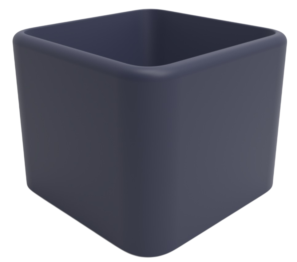 Вазон БЕРКАНО Cubo 50 / 220_130_17 (Wave Blue)