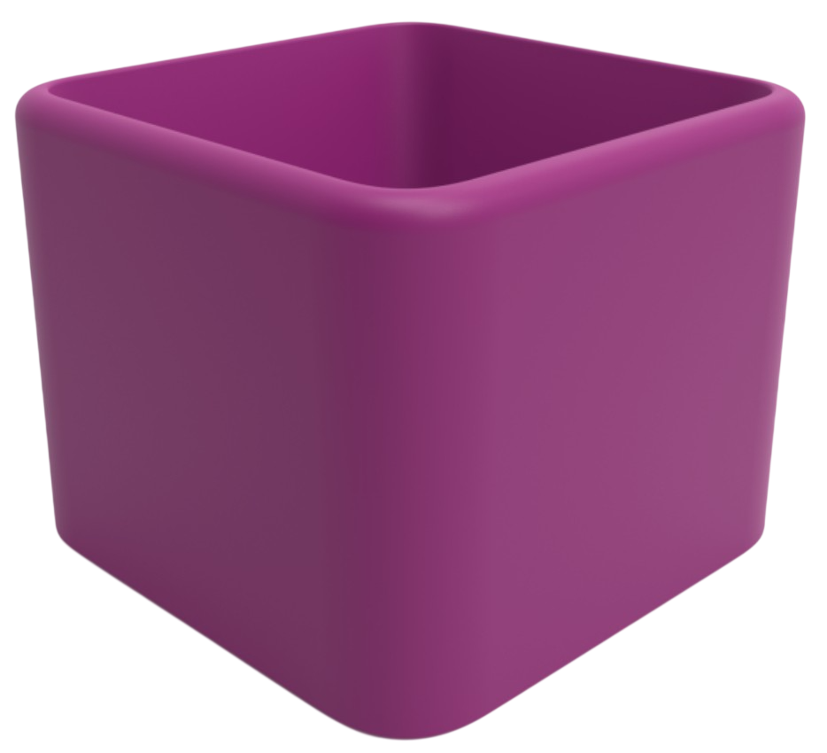 Вазон БЕРКАНО Cubo 80 / 220_128_15 (Royal Purple)