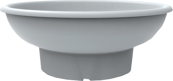 Кашпо БЕРКАНО Bowl / 220_131_21 (Concrete Gray)