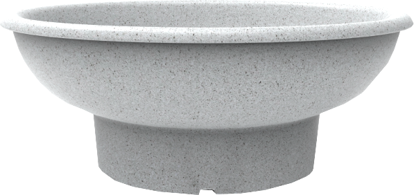 Кашпо БЕРКАНО Bowl / 220_131_25 (White Granite)