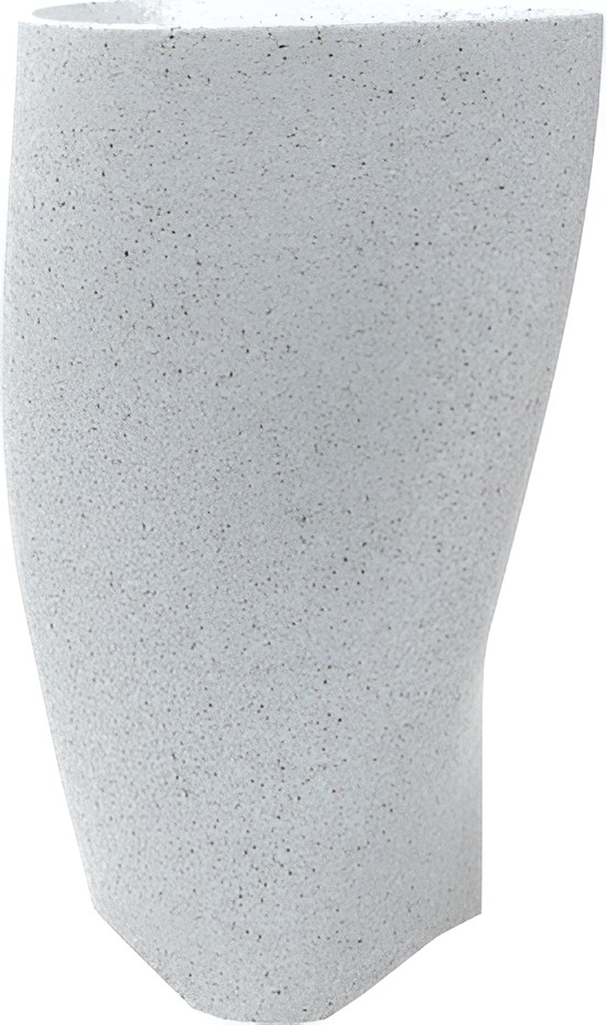 Вазон БЕРКАНО Twist 108 DB / 220_012_25 (White Granite)