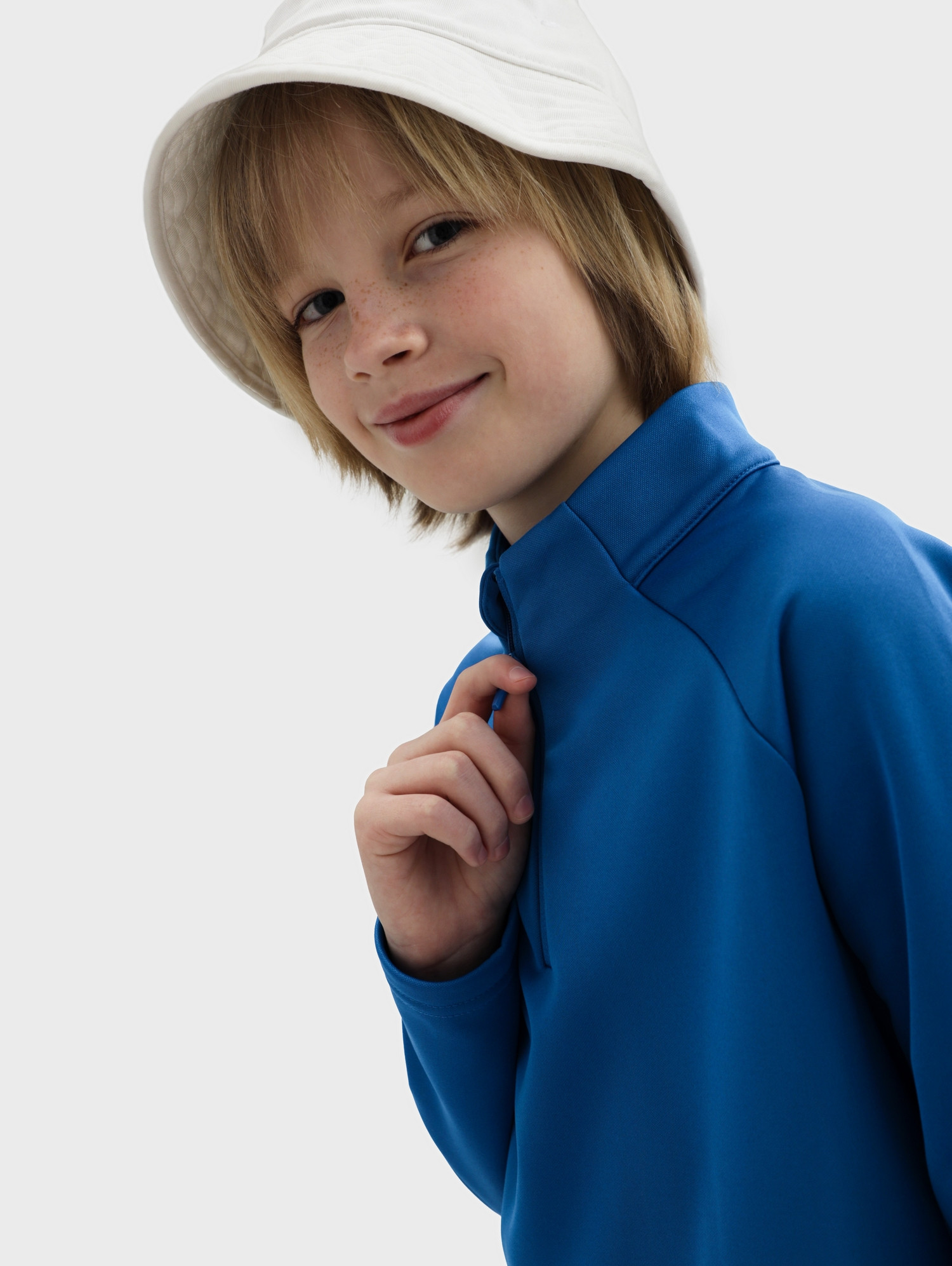Олимпийка спортивная детская Kelme Children's Pullover / 7461TT3052-481 (р.130, синий) — фото 5