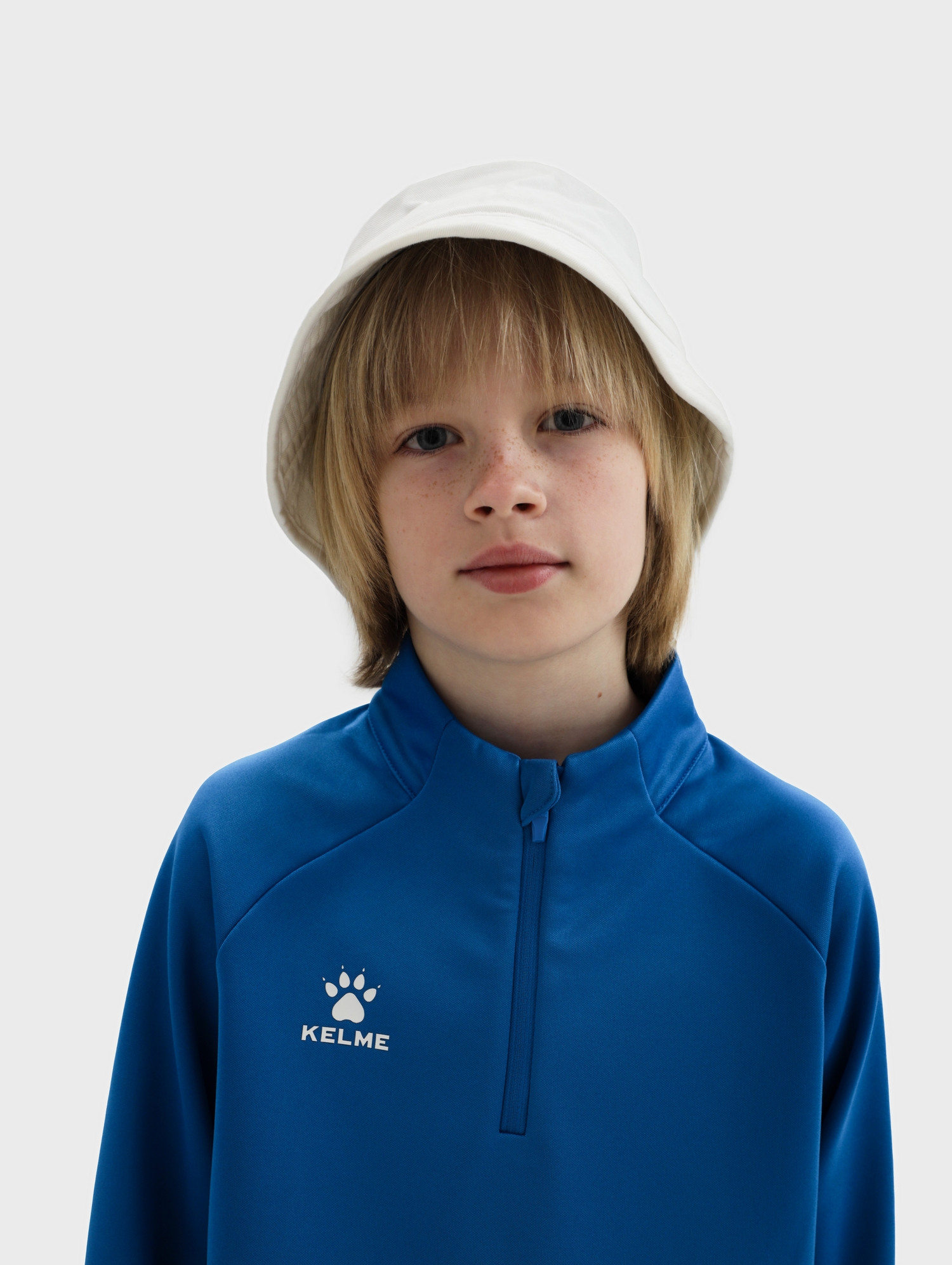 Олимпийка спортивная детская Kelme Children's Pullover / 7461TT3052-481 (р.130, синий) — фото 6