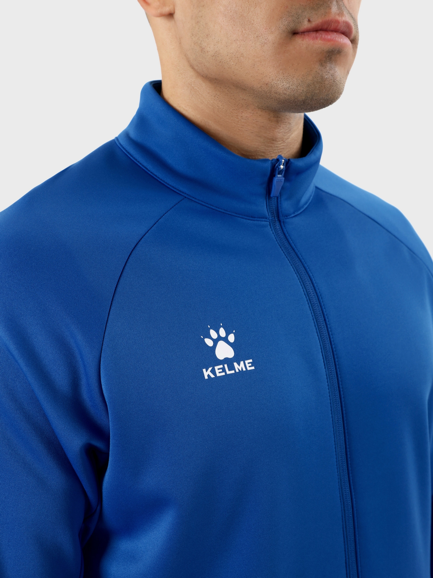 Олимпийка спортивная Kelme Knitted Jacket / 7461WT1143-481 (S, синий) — фото 6
