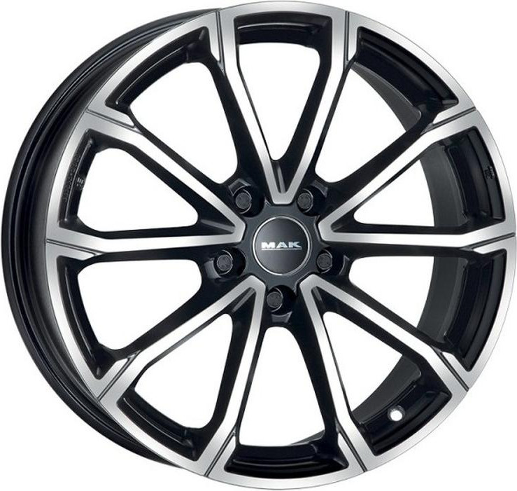 Литой диск MAK DaVinci 18x8" 5x112мм DIA 66.45мм ET 39мм Black Mirror