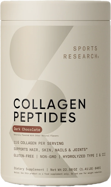Коллаген Sports Research Peptides Powder (640г, темный шоколад)