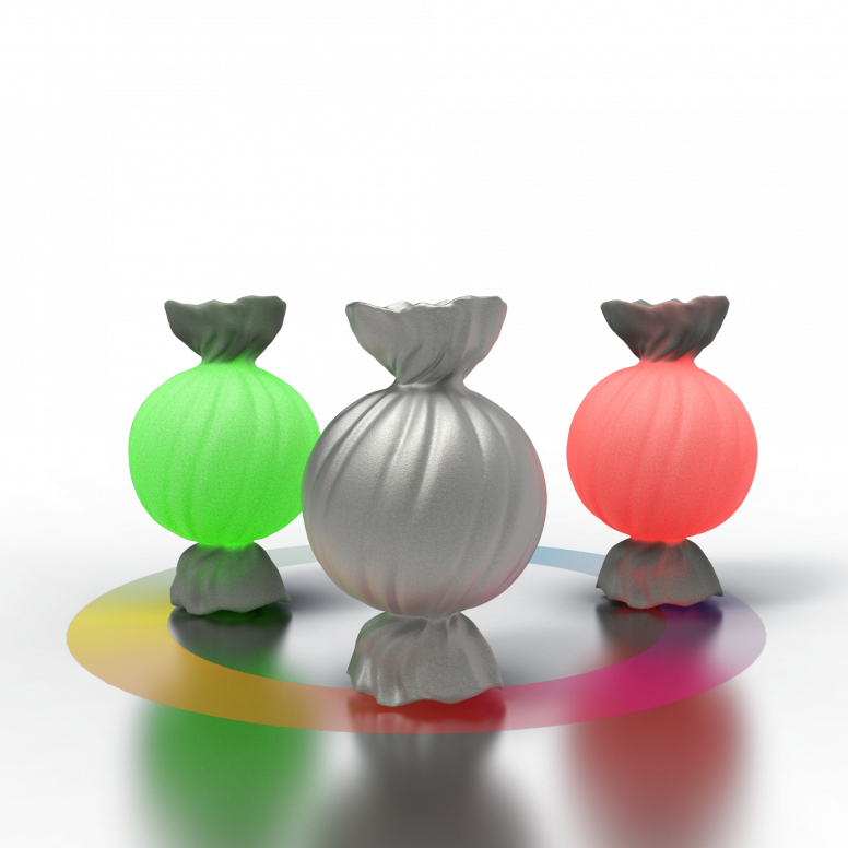 Светильник уличный БЕРКАНО Candy Round / 210_132_45_105 (Silver RGB) — фото 2