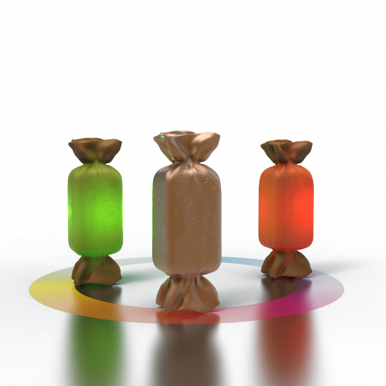 Светильник уличный БЕРКАНО Candy Square / 210_131_44_105 (Gold RGB) — фото 2
