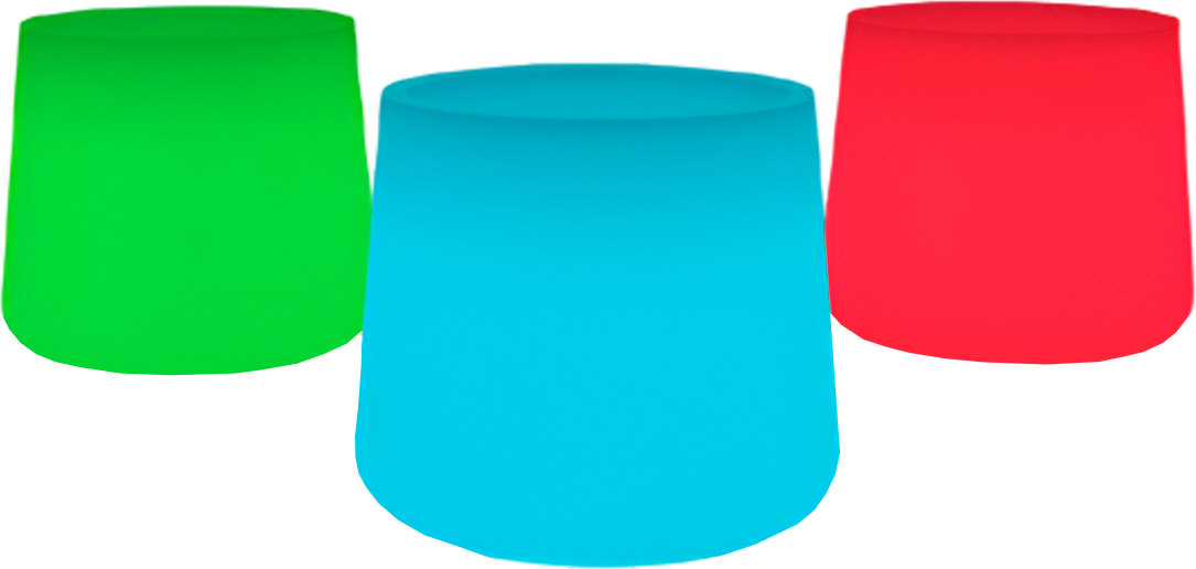 Вазон БЕРКАНО Grace planter 90 DB / 220_127_03_108 (Snow White RGB E27 Умный дом)