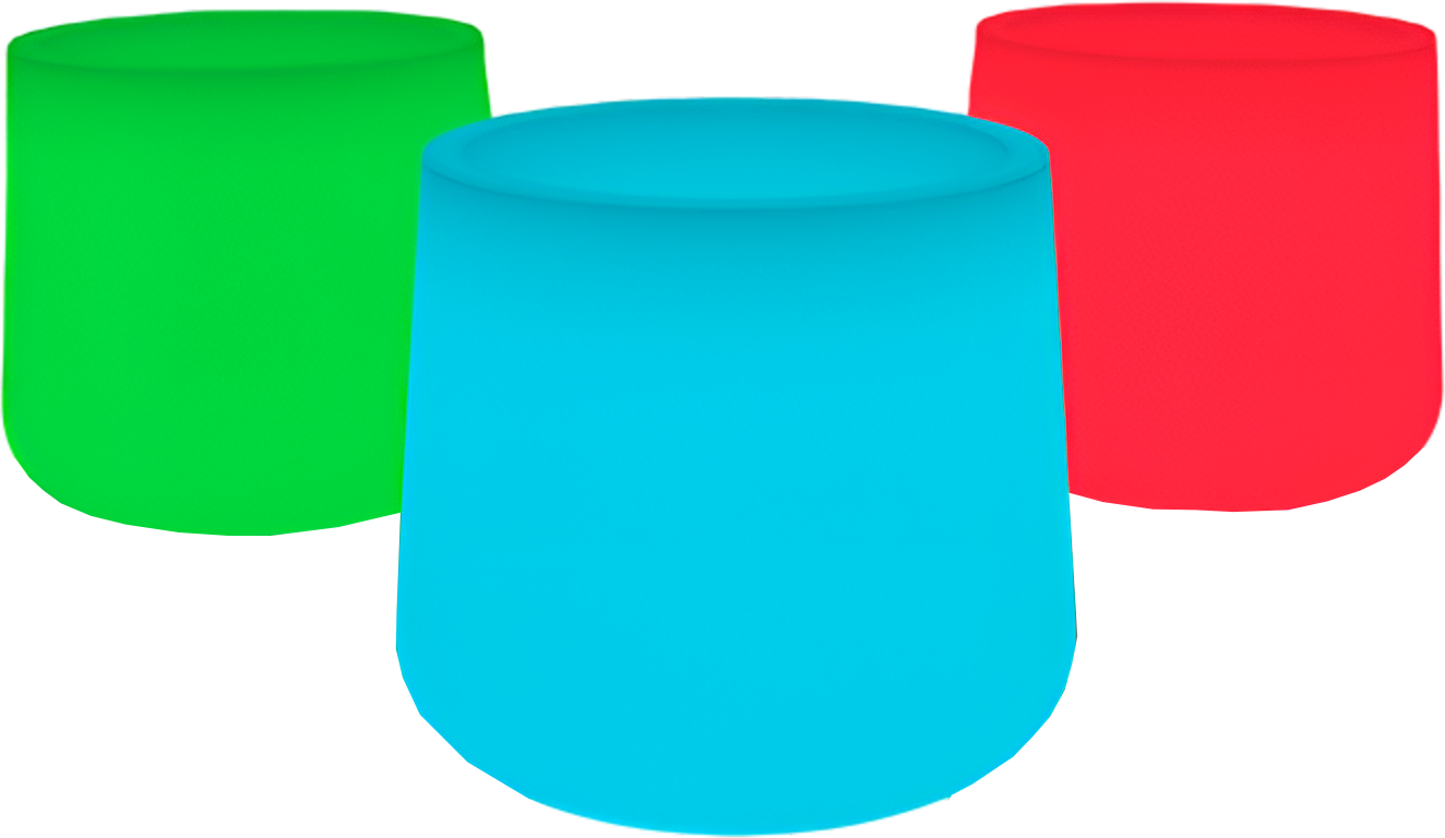 Вазон БЕРКАНО Grace planter 110 DB / 220_126_03_108 (Snow White RGB E27 Умный дом)