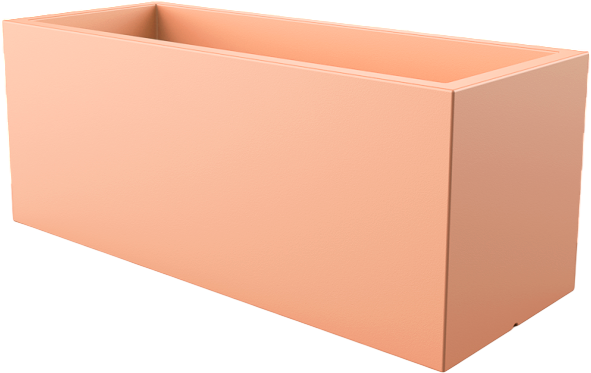 Кашпо БЕРКАНО Cubric 120x50 / 220_092_27V (Terracotta)