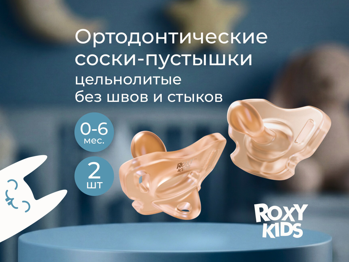 Набор пустышек ROXY-KIDS RSS-005-2MC (2шт) — фото 3