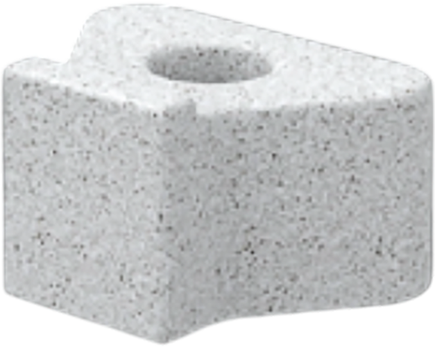 Заглушка мебельная БЕРКАНО Plug 230_013_25 (White Granite)