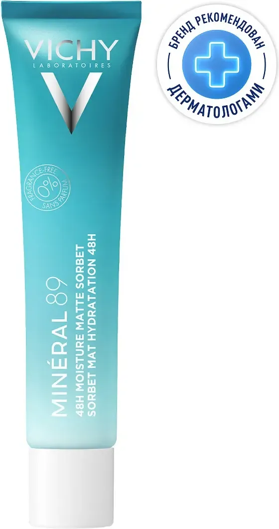 Гель для лица Vichy Mineral 89 увлажняющий матирующий 48 часов (40мл)