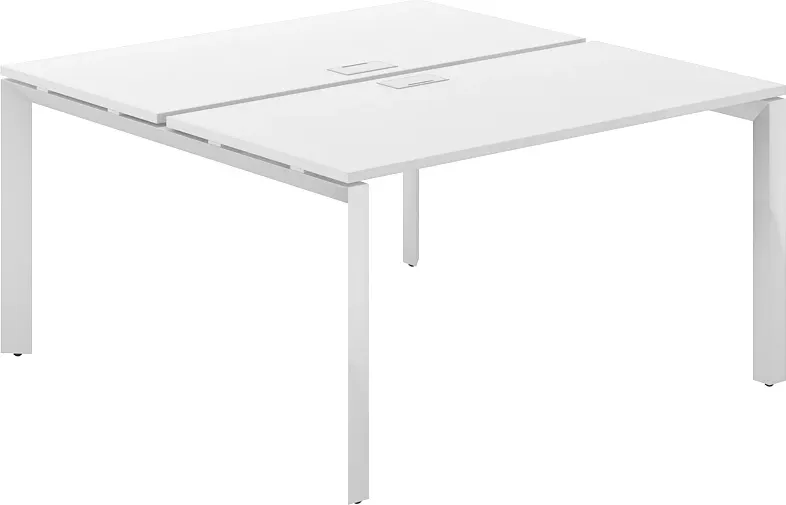 Комплект письменных столов Norden 140х143.8х75 / PR.245.WH.P59.WH (белый)