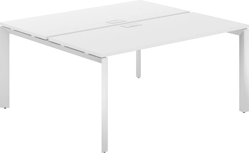Комплект письменных столов Norden 160х143.8х75 / PR.246.WH.P59.WH (белый)