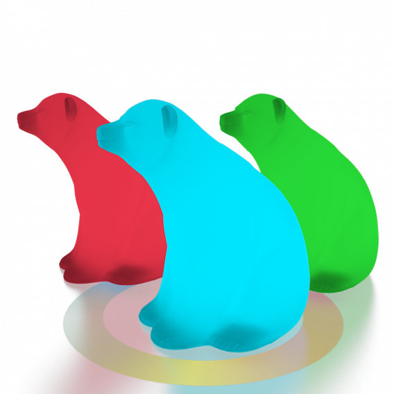 Садовая фигура-светильник БЕРКАНО Bjorn / 210_081_03_107 (Snow White RGB ACC подсветка перезаряжаемая) — фото 2