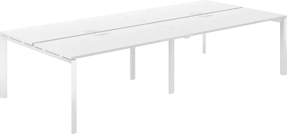 Комплект письменных столов Norden 320х143.8х75 / PR.256.WH.P59.WH (белый)