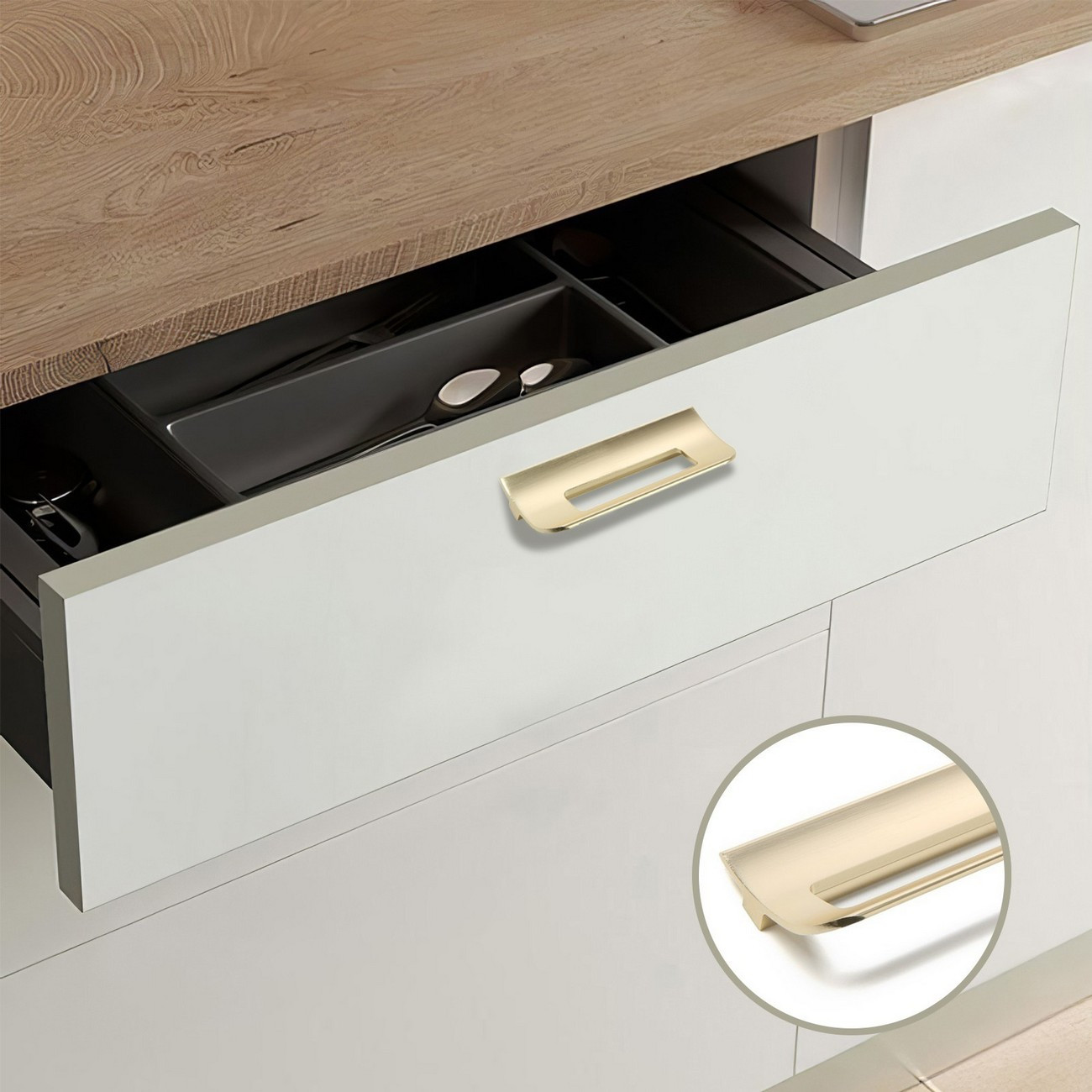 Ручка для мебели CAPPIO RS1402 9867130 (сатиновое золото) — фото 2