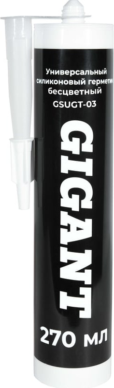 Герметик силиконовый Gigant GSUGT-03 (0.27л, бесцветный)