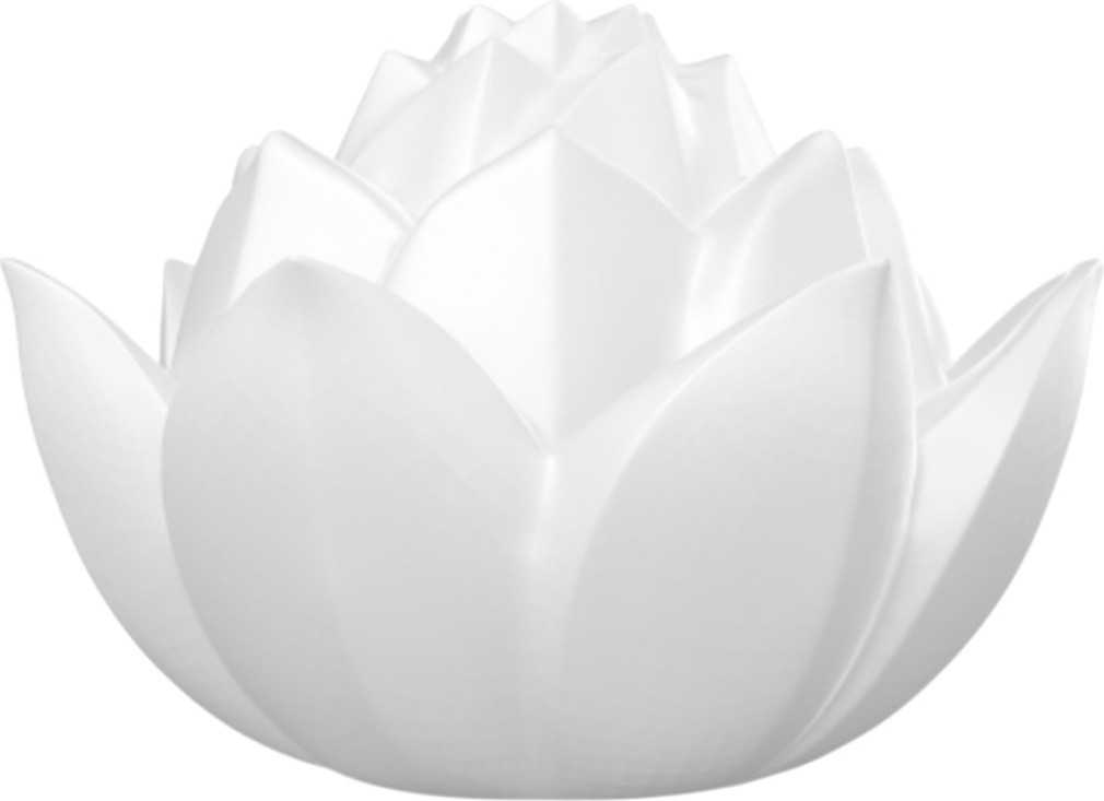 Садовая фигура-светильник БЕРКАНО Lotus / 210_091_03_106 (Snow White Light)