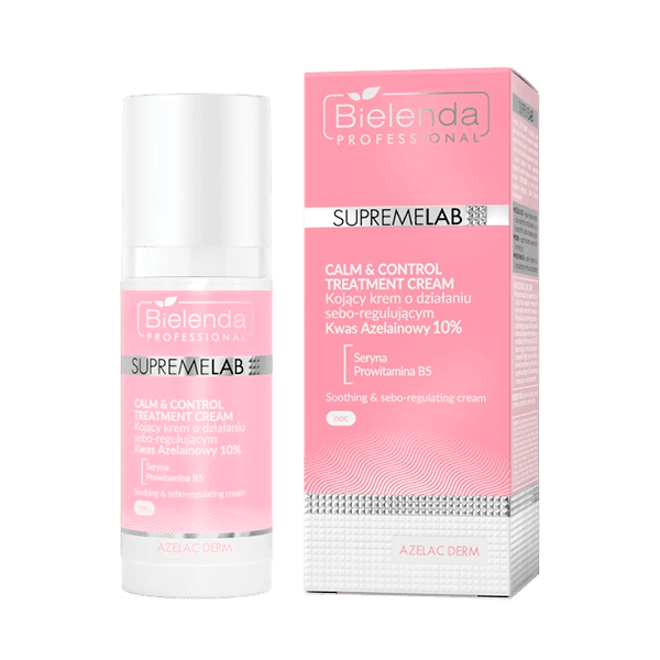 Крем для лица Bielenda Professional Supremelab Azelac Derm Calm&Control успокаивающий (50мл)