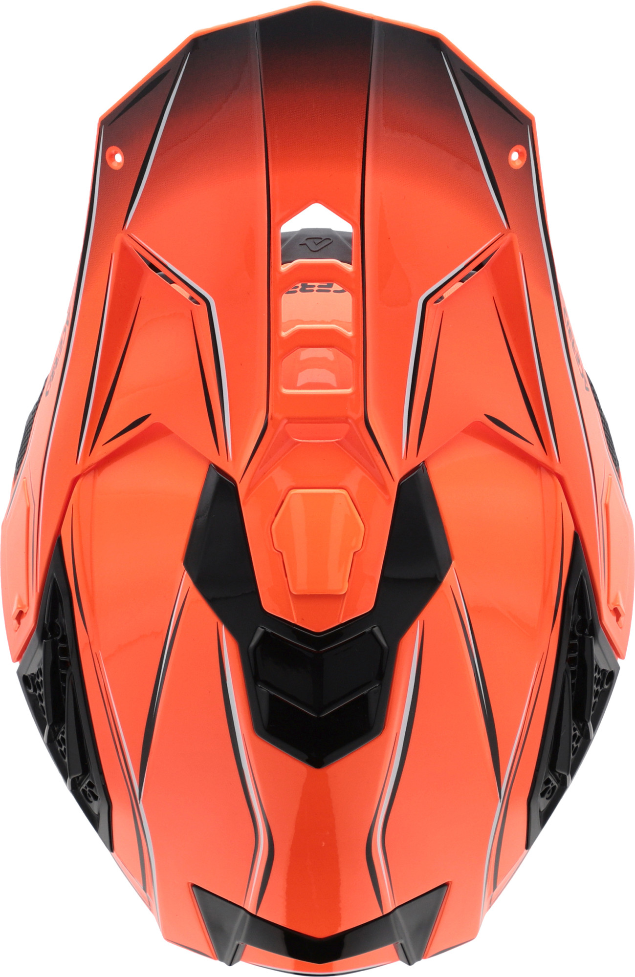 Мотошлем Acerbis Airstrike-X 0026905.207.068 (XL, оранжевый/серый) — фото 4