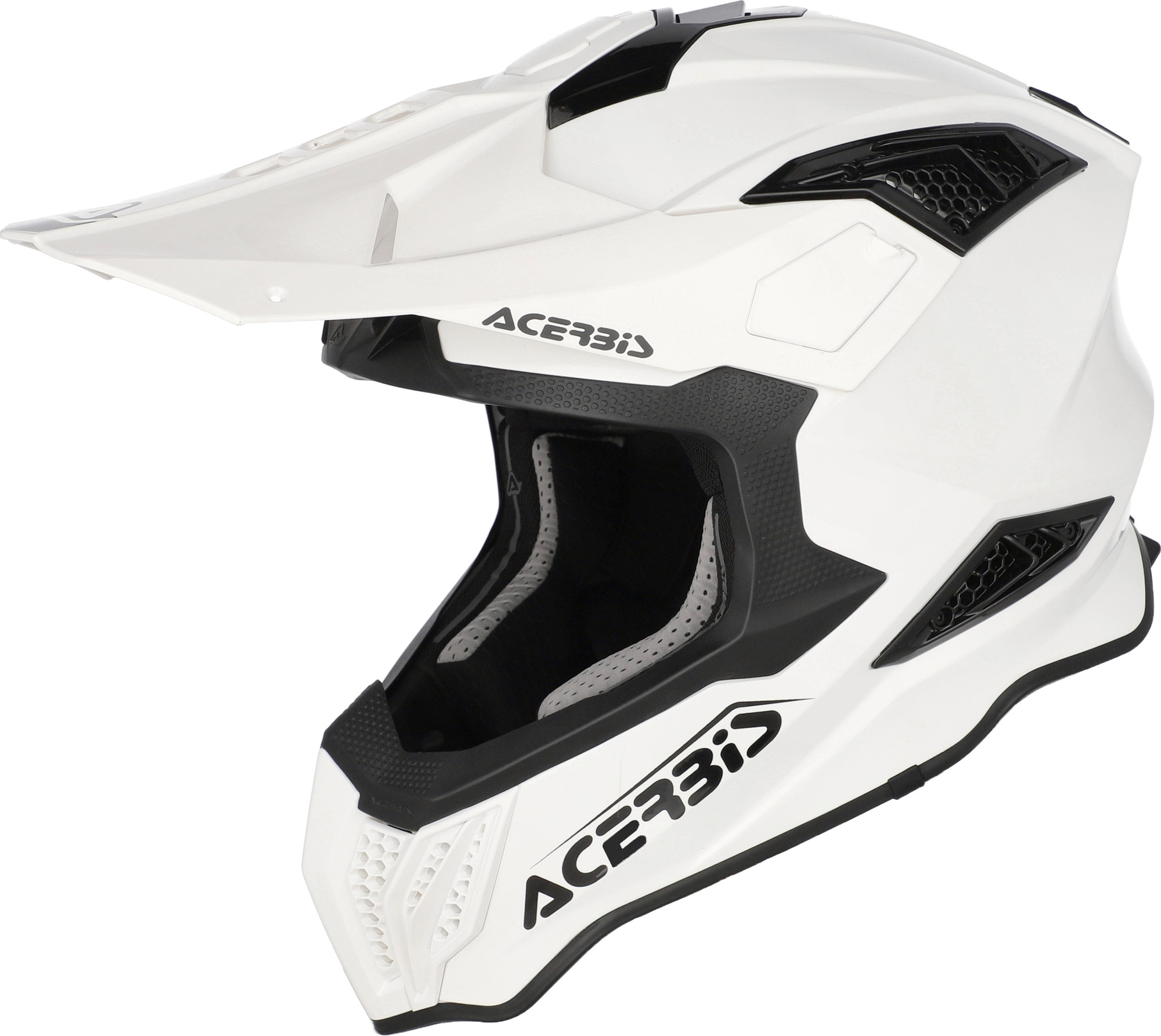 Мотошлем Acerbis Airstrike-X 0026905.030.062 (S, белый)