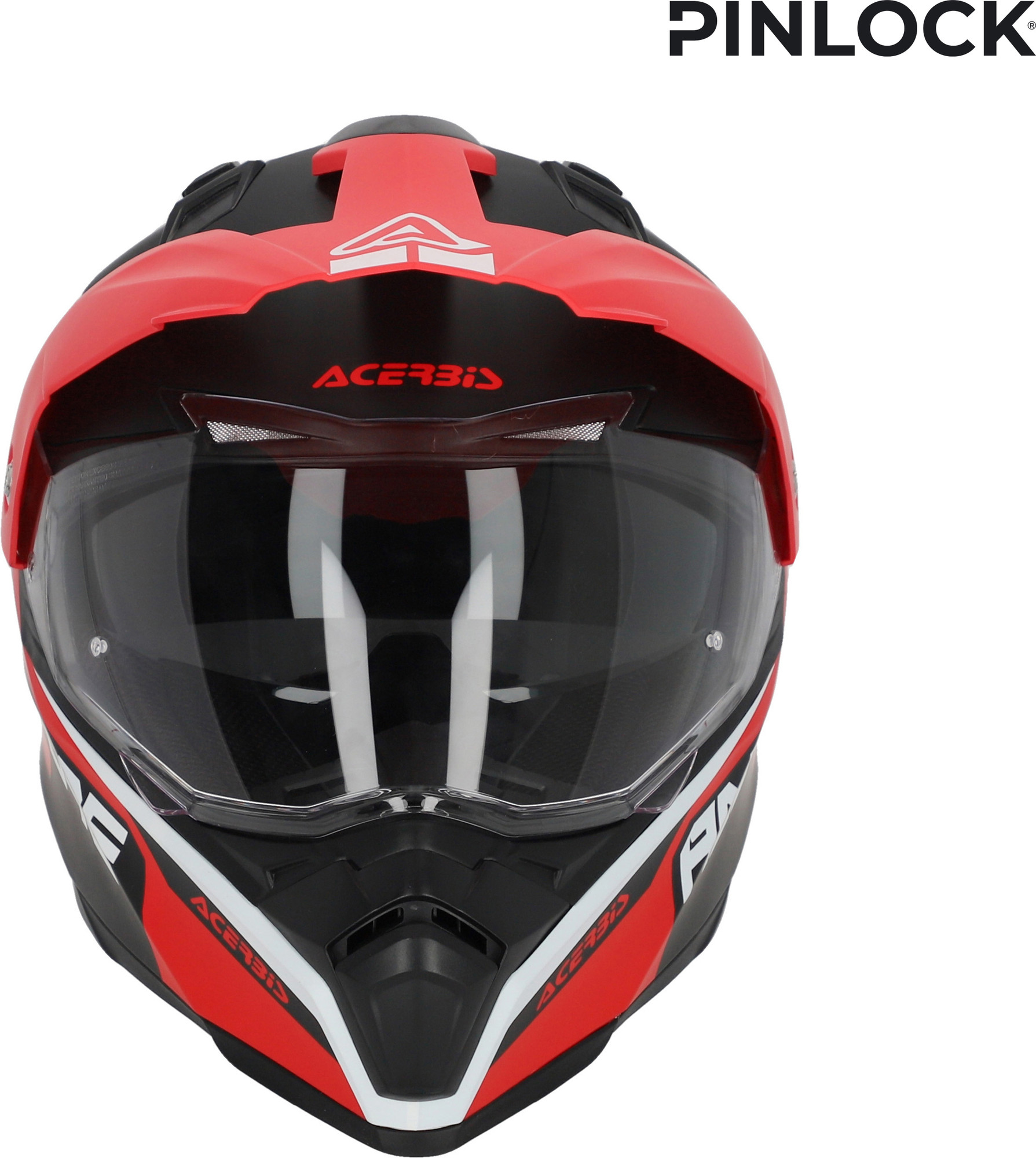 Мотошлем Acerbis Flip FS-606 22-06 / 0025107.295.061 (XS, серый/красный) — фото 2