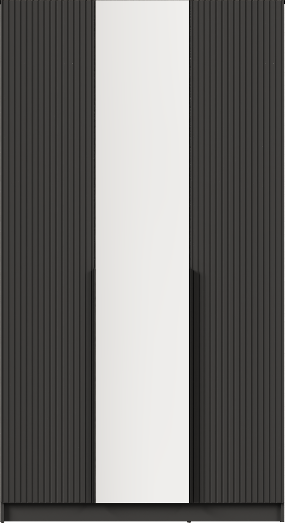 Шкаф Black Red White SZF2D1L (графит/графит)