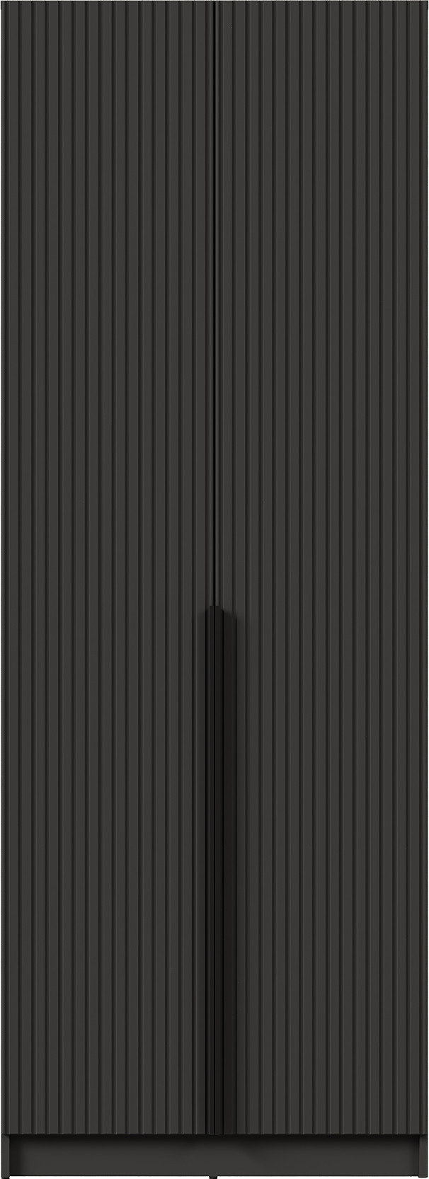 Шкаф Black Red White SZF2D (графит/графит)