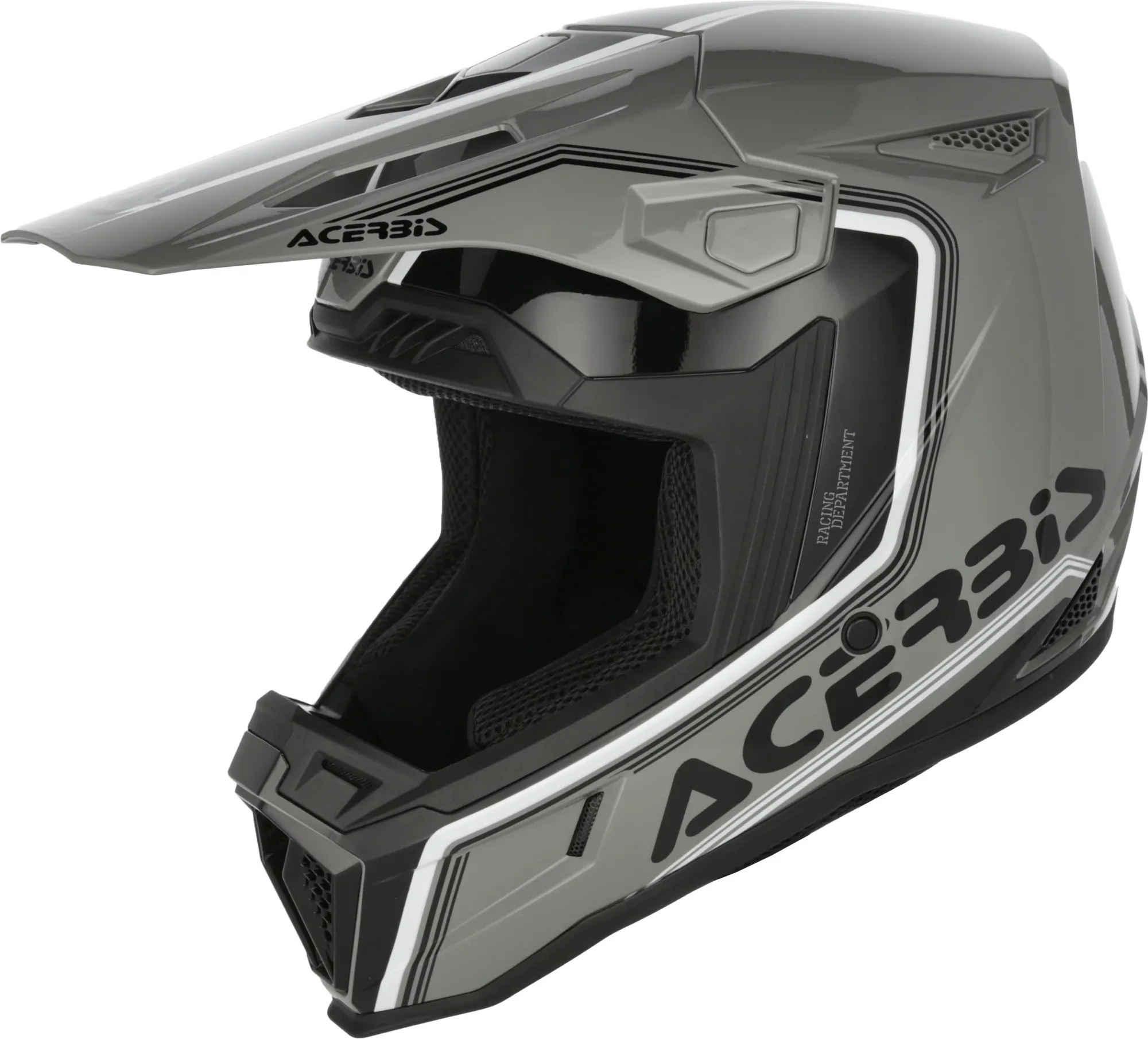 Мотошлем Acerbis Whoops Graphic 0026829.293.064 (M, серый/черный)