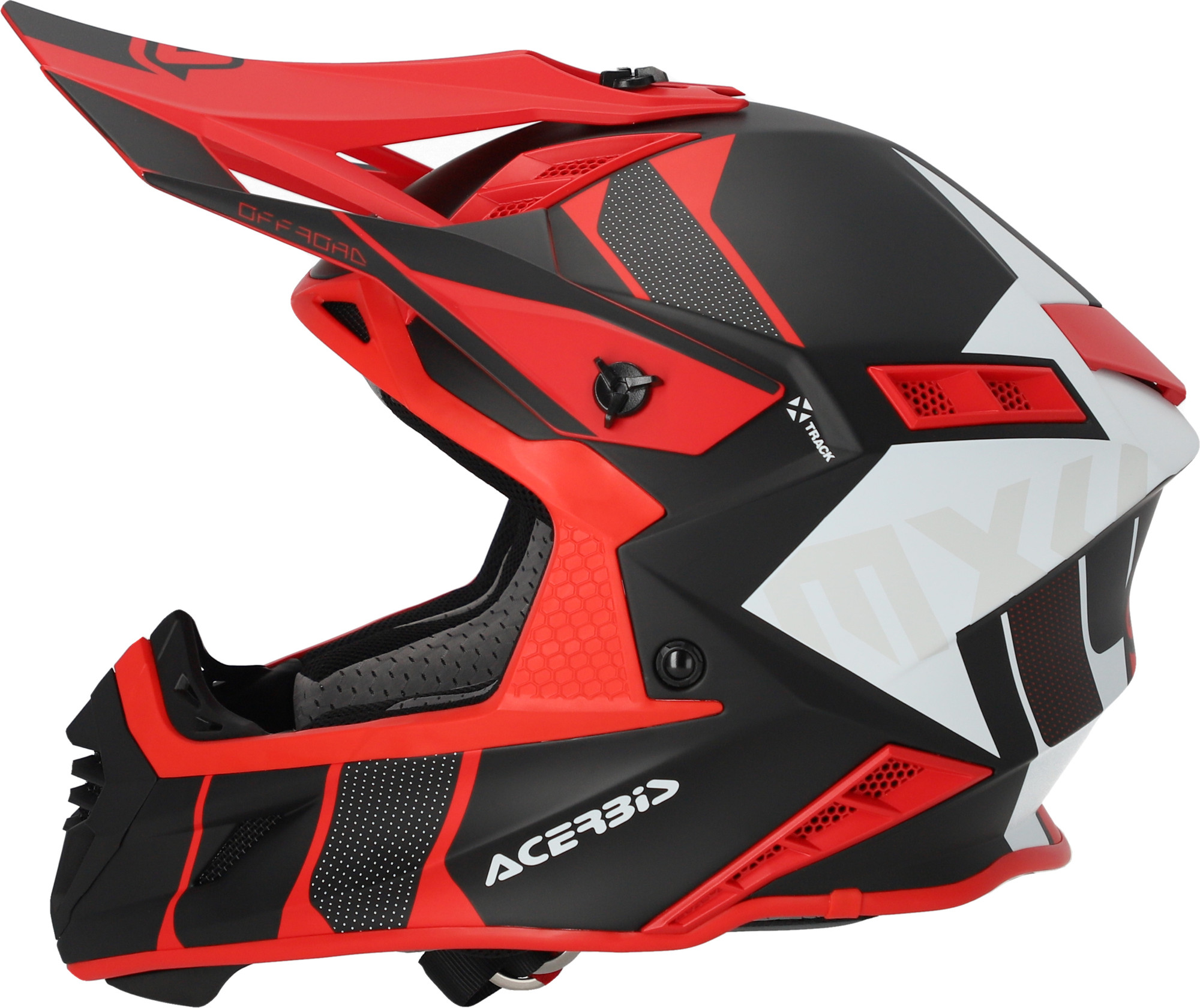 Мотошлем Acerbis X-Track 22-06 / 0025032.323.064 (M, черный/красный) — фото 5